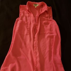 Neon pink shirt